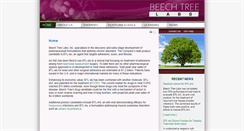 Desktop Screenshot of beechtreelabs.com